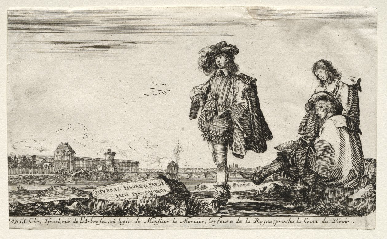 Çeşitli Figürler ve Manzaralar, 1649. by Stefano della Bella