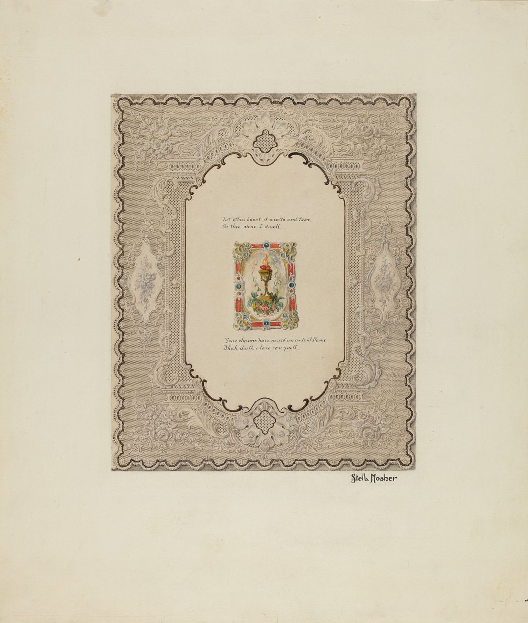 Sevgililer, c. 1941. by Stella Mosher