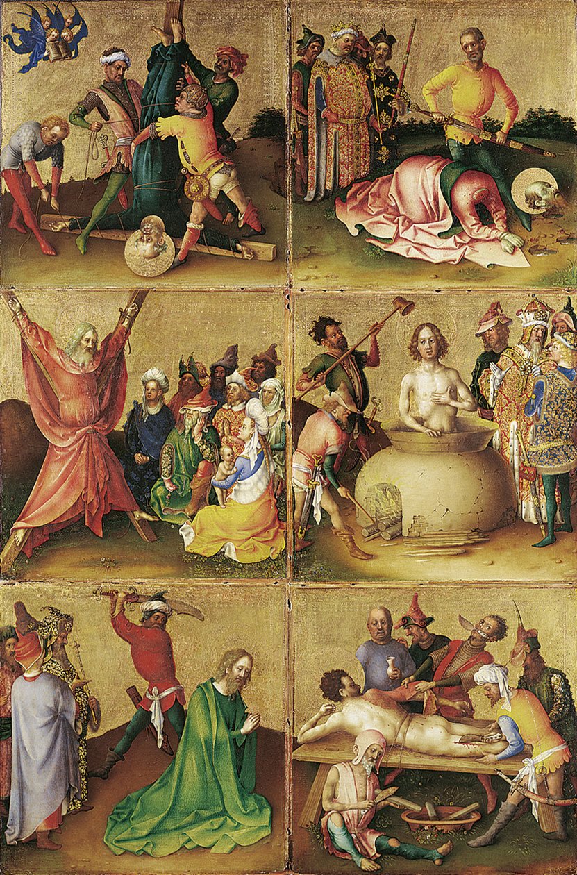 Havarilerin Şehitliği. sol panel by Stephan Lochner
