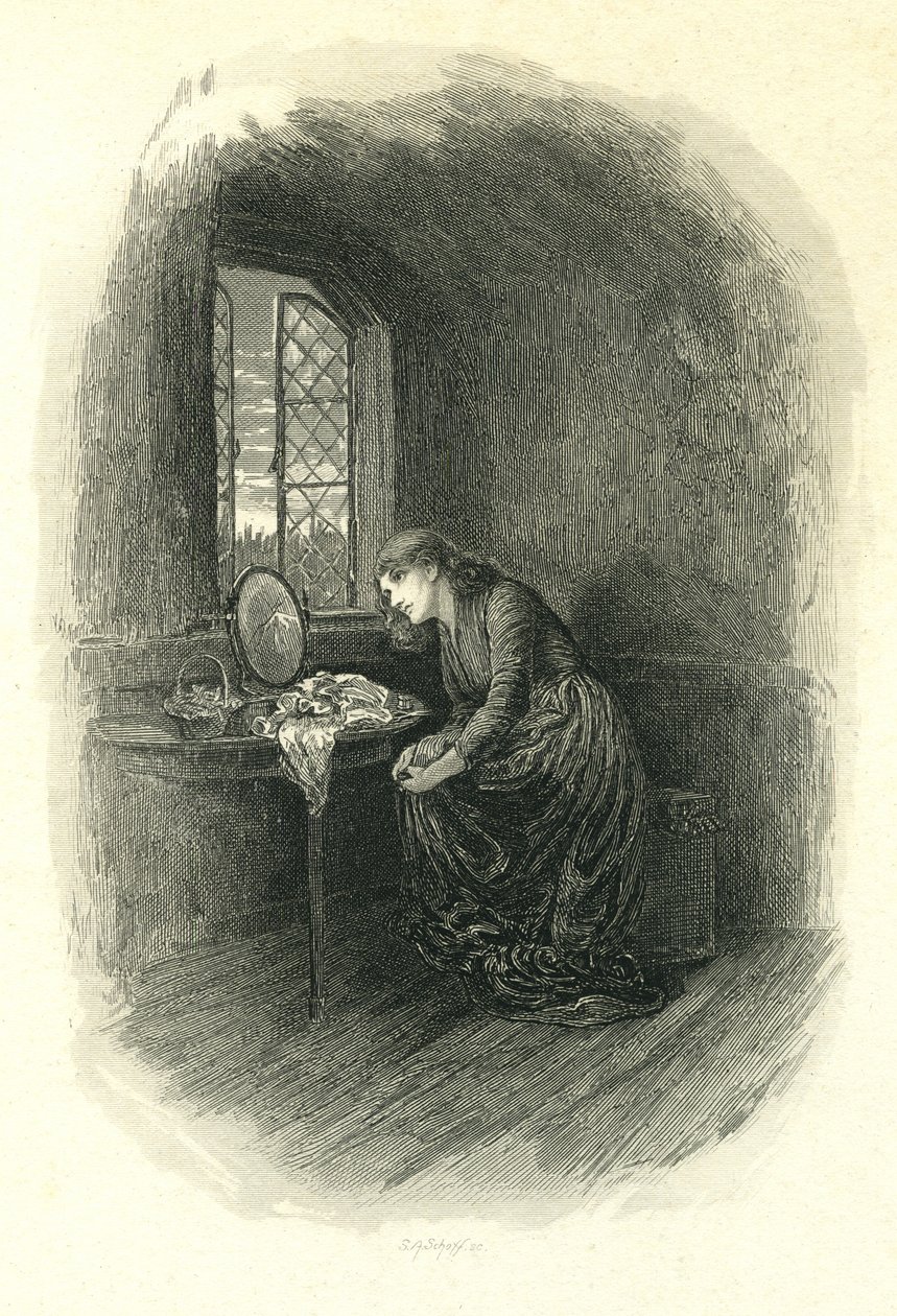 Küçük Dorrit - Pencereden Amy Dorrit by Stephen Alonzo Schoff