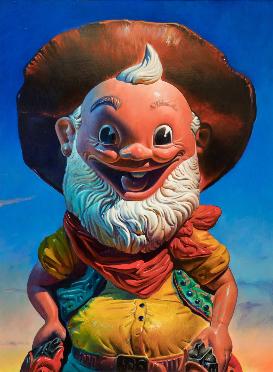 Kanun kaçağı, 2012 (keten üzerine yağlı boya) by Steven Skollar