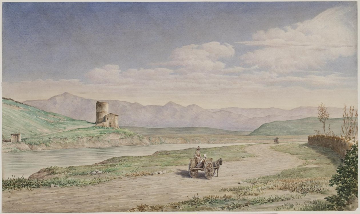 Ponte Molle i Roms Campagne'de bırakın by Stilling, H.C.