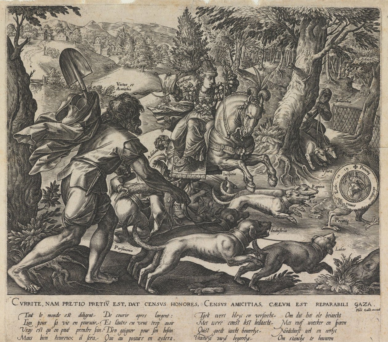Alegorik Bir Av, 1578 by Stradanus