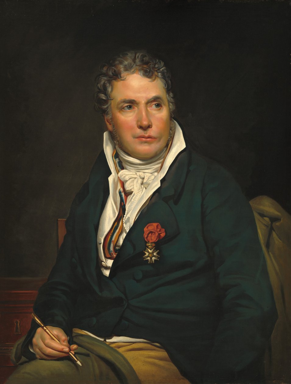 Jacques-Louis David, c. 18131815. by Studio of Georges Rouget