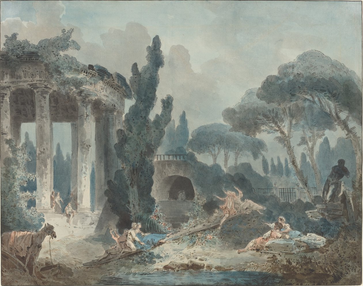 tahterevalli by Style of Hubert Robert