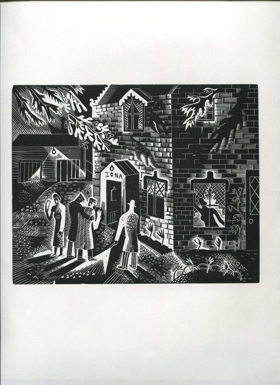 Carol Şarkıcılar (ahşap gravür) by Suzanne Cooper