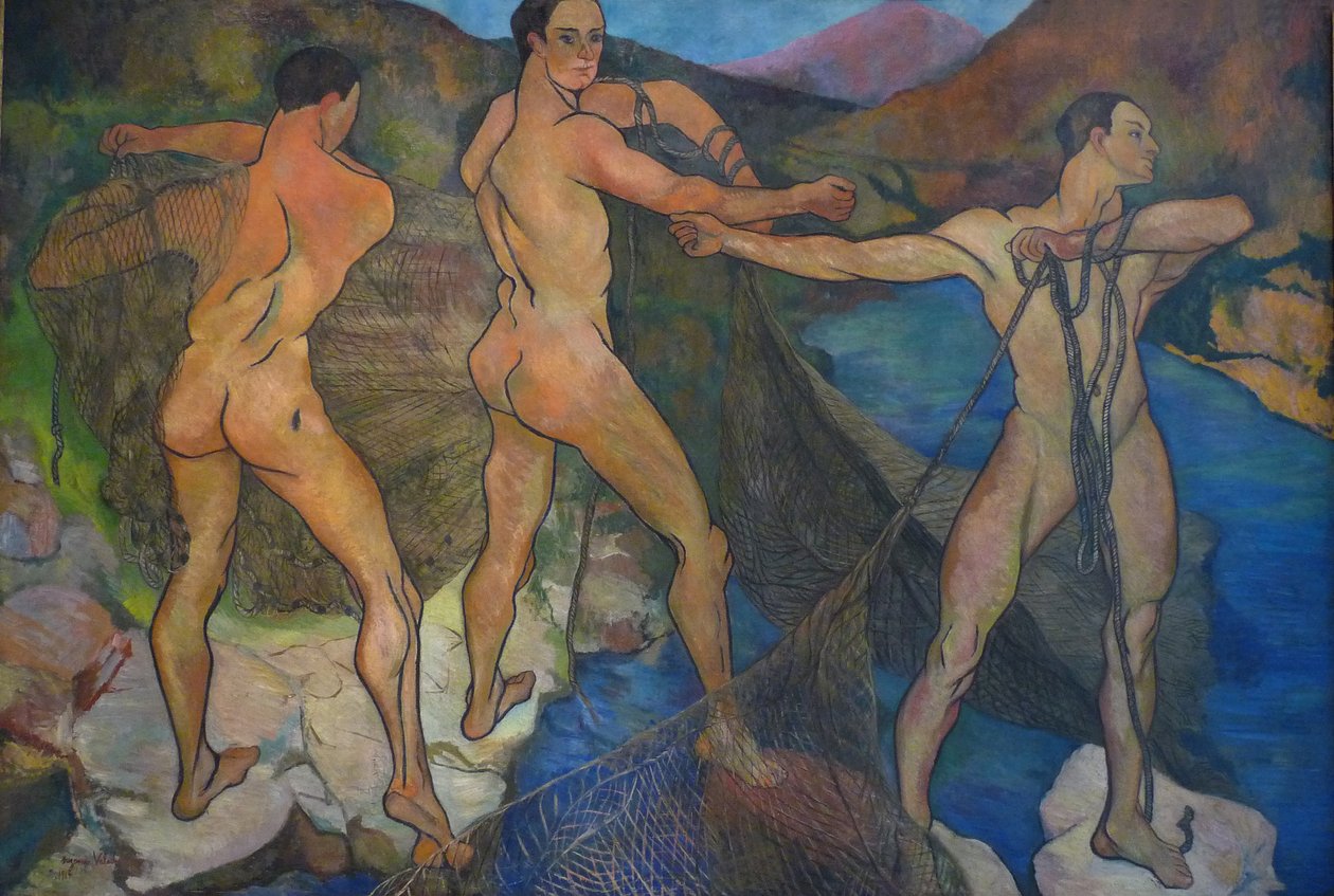 Ağları çekmek, 1914 by Marie Clementine (Suzanne) Valadon