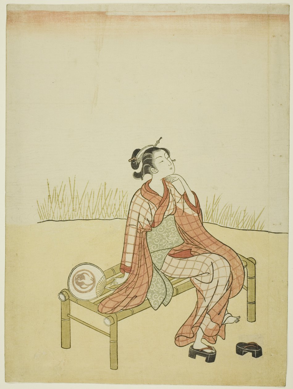 Akış tarafından by Suzuki Harunobu