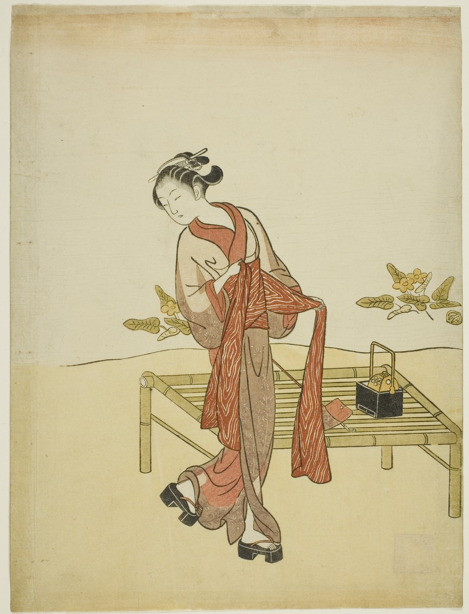 Akış tarafından by Suzuki Harunobu