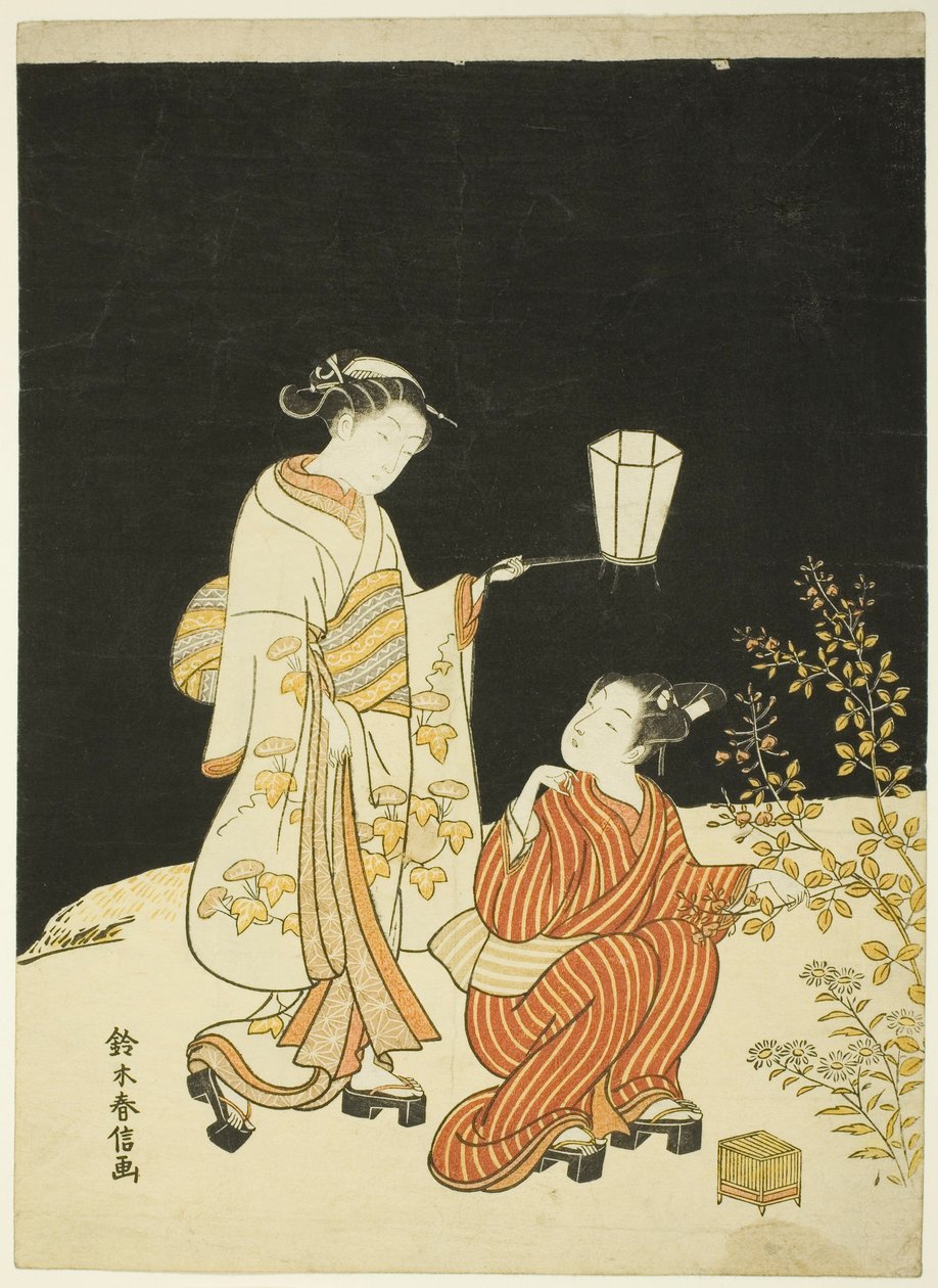 Ateşböceklerini Aramak by Suzuki Harunobu