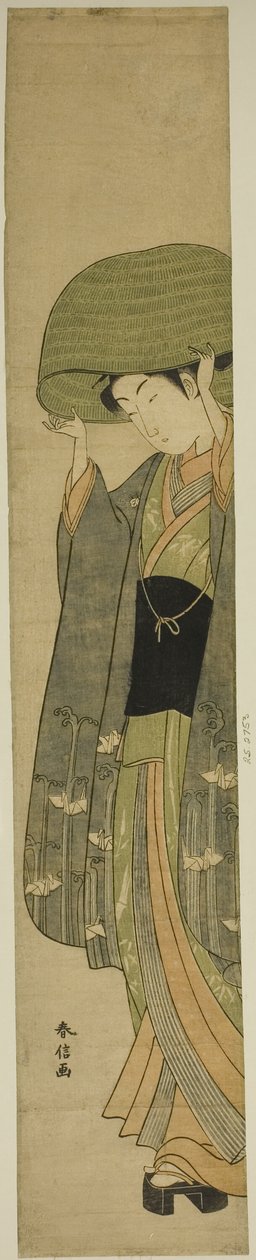 Sepet Şapka by Suzuki Harunobu