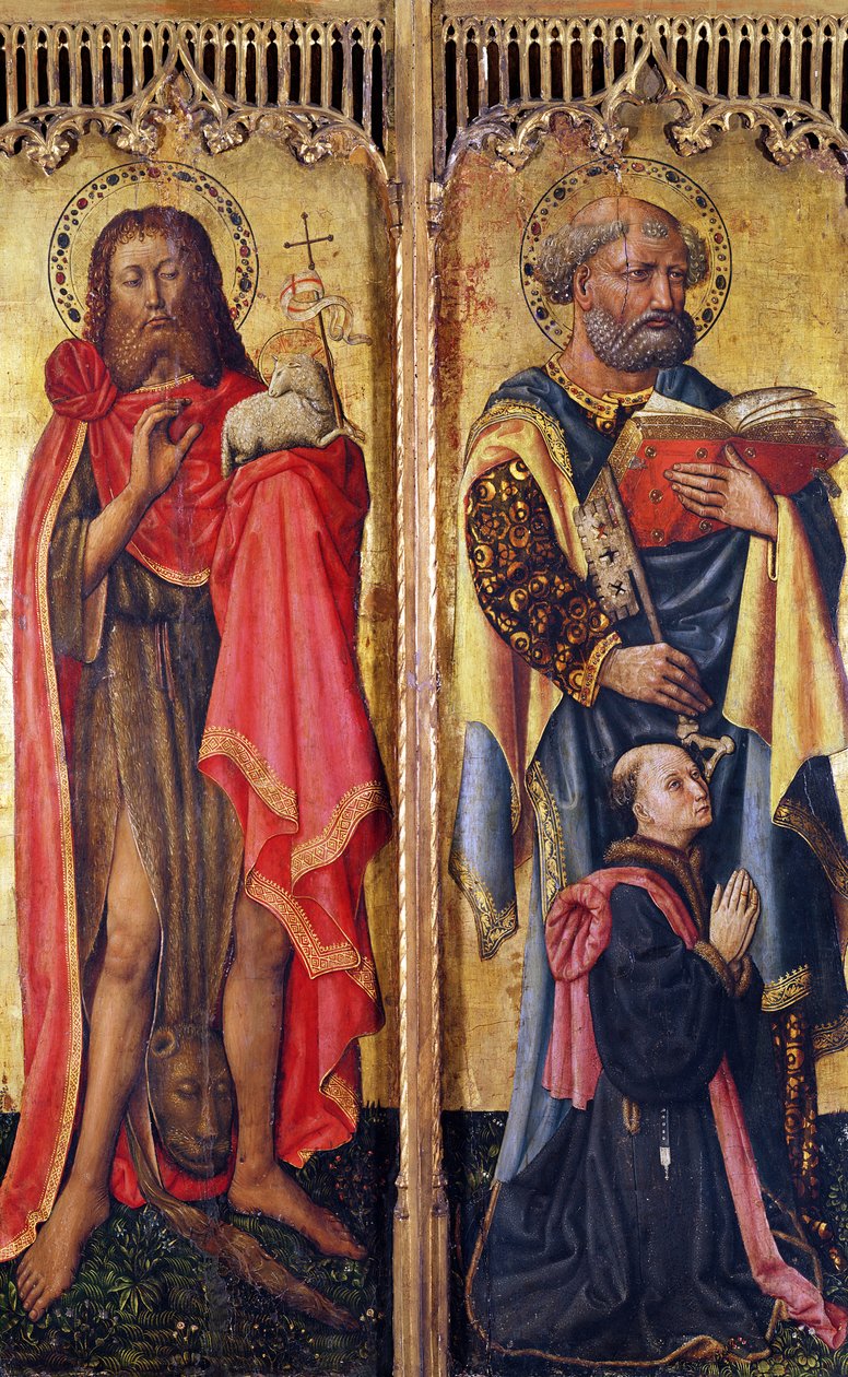 St. John the Baptist ve St. Peter, Pierre Rup Altarpiece