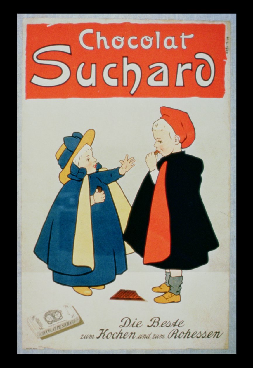 Afiş reklamı Suchard Çikolata by Swiss School