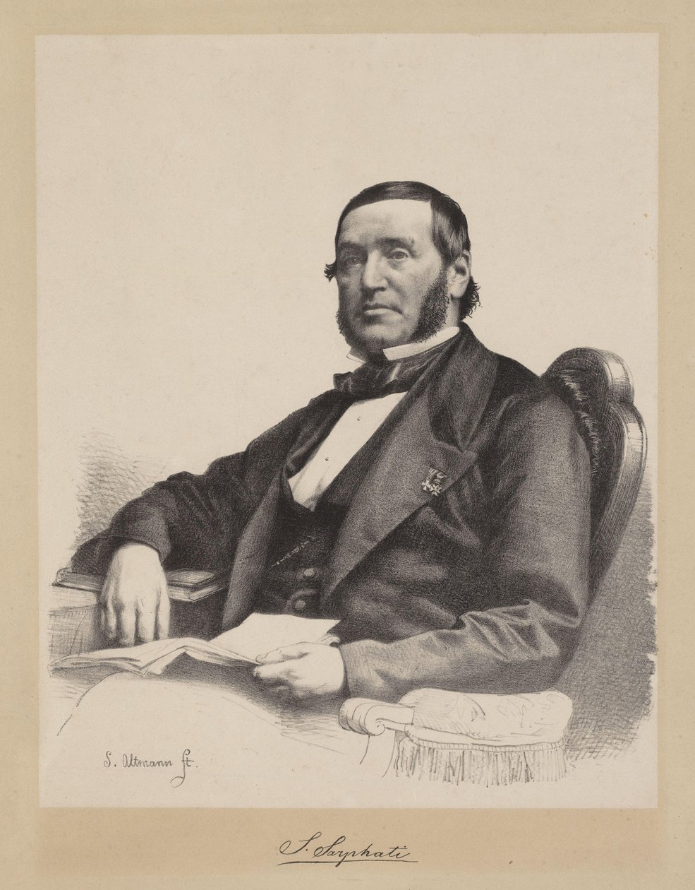 Samuel Sarphati (1813-1866), hekim ve şehir plancısı by Sybrand Altmann