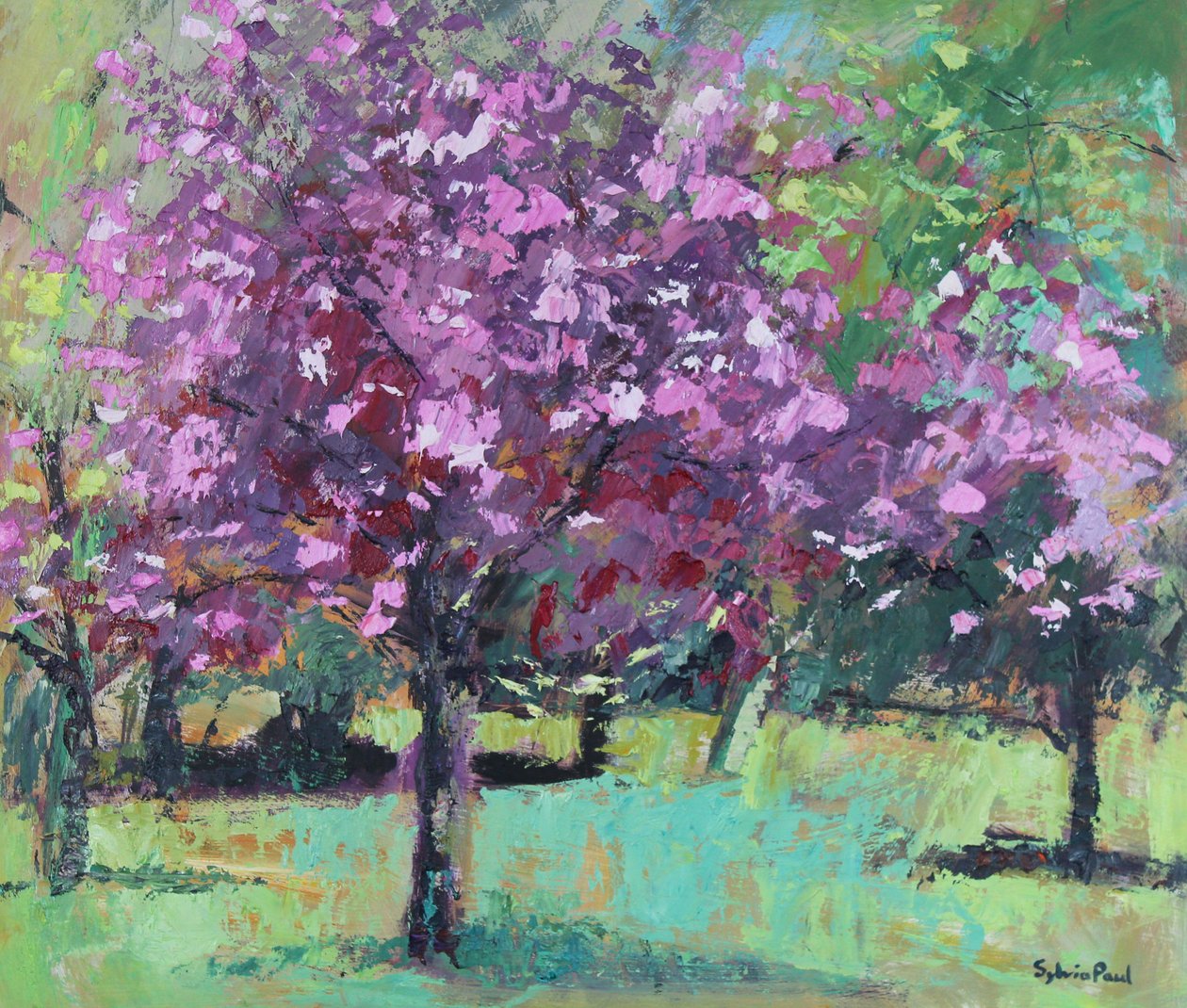 Parkta çiçek by Sylvia Paul