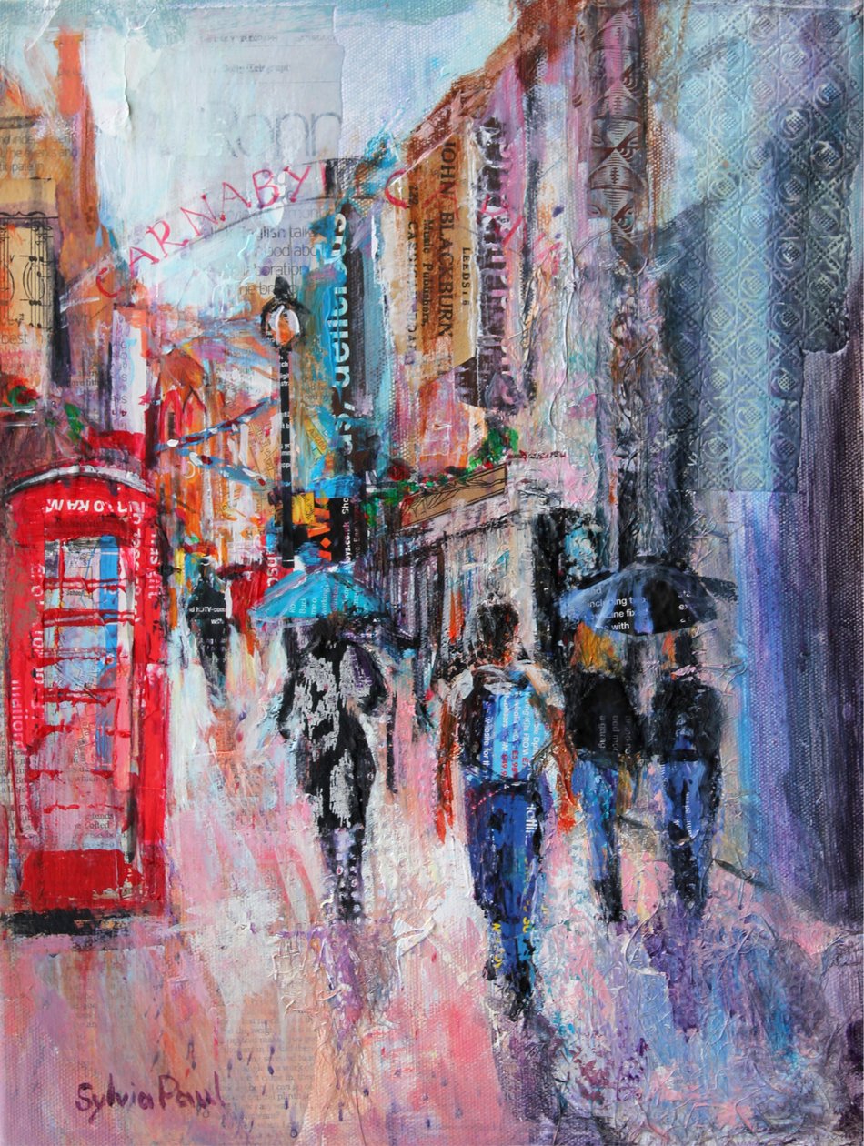 Yağmurlu Gün, Carnaby Caddesi by Sylvia Paul