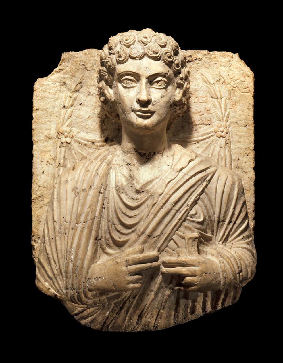 Cenaze kabartması, c.125–150 (kireçtaşı) by Syrian Syrian