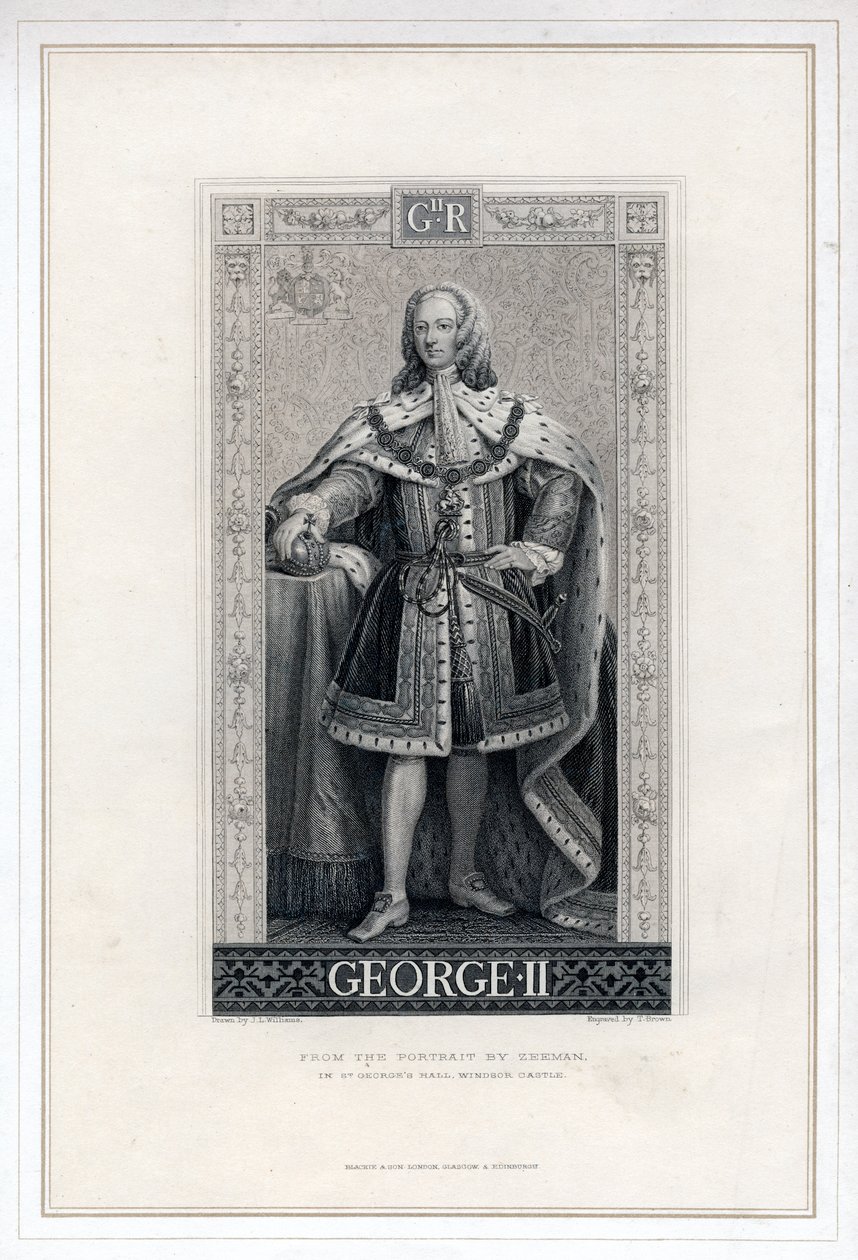Büyük Britanya George II. by T. Brown