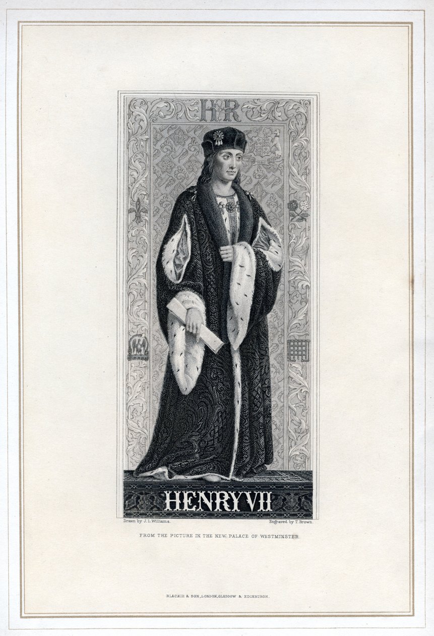 İngiltere Kralı VII. Henry, 19. yüzyıl. by T. Brown