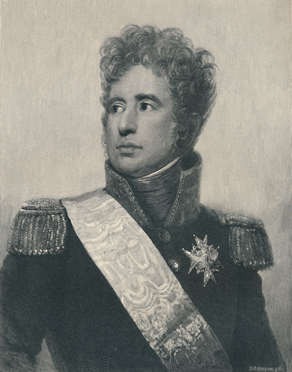 Jacques-Alexandre-Bernard Hukuku, Lauriston Marquis, c1810, 1896 by T. Johnson
