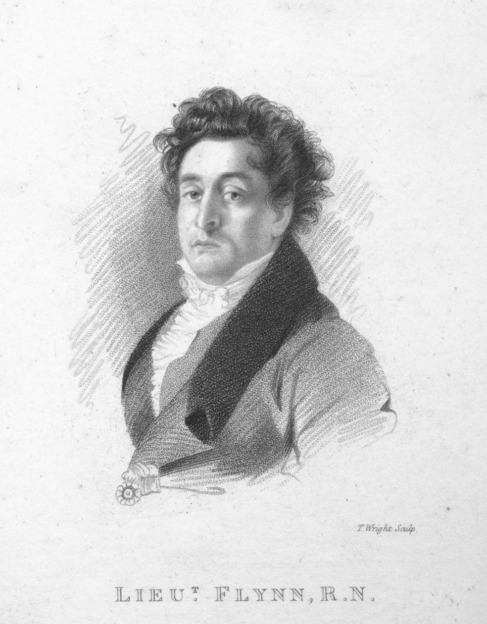 Teğmen Flynn, R.N., c1820. by T. Wright