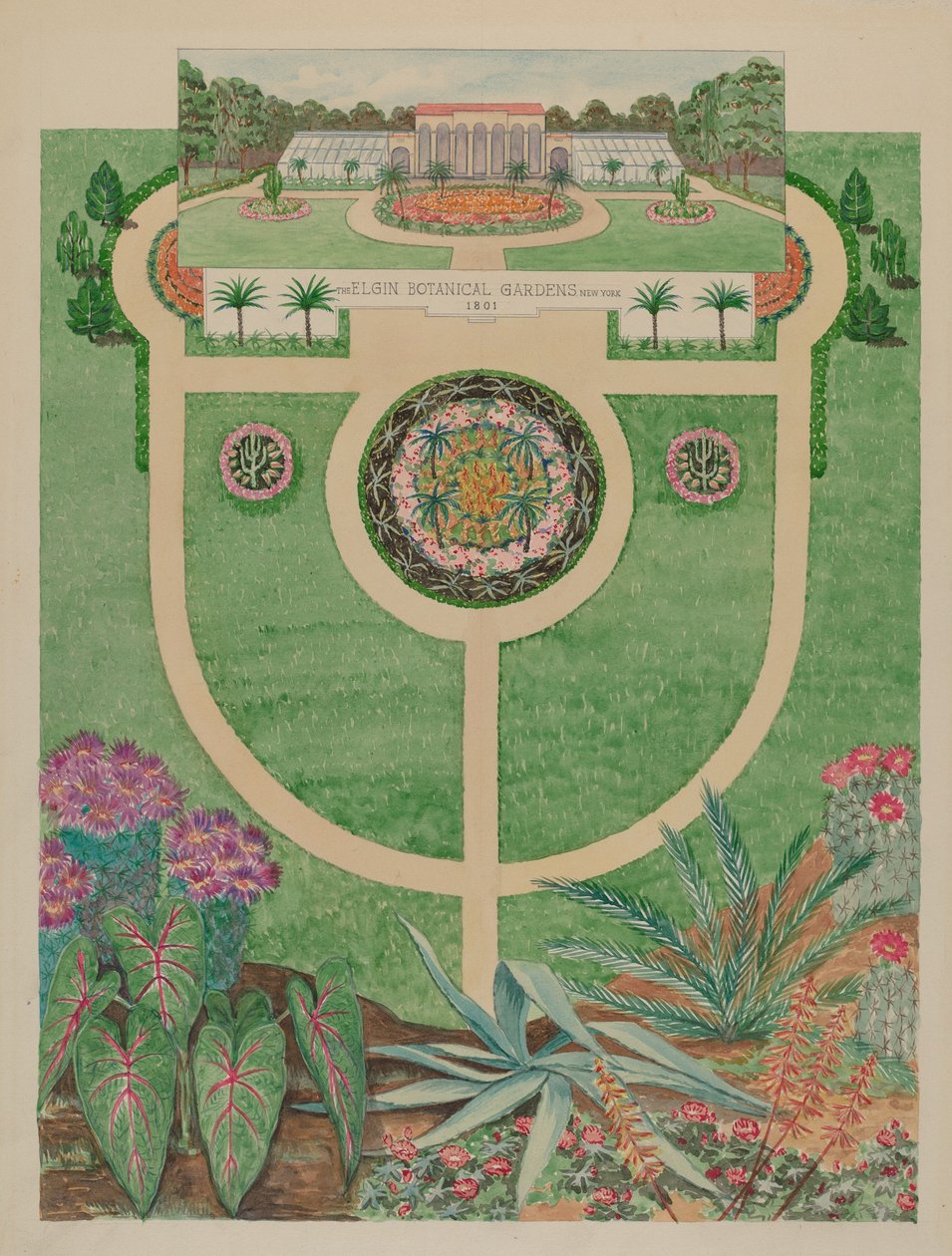Elgin Botanik Bahçeleri, c. 1936. by Tabea Hosier