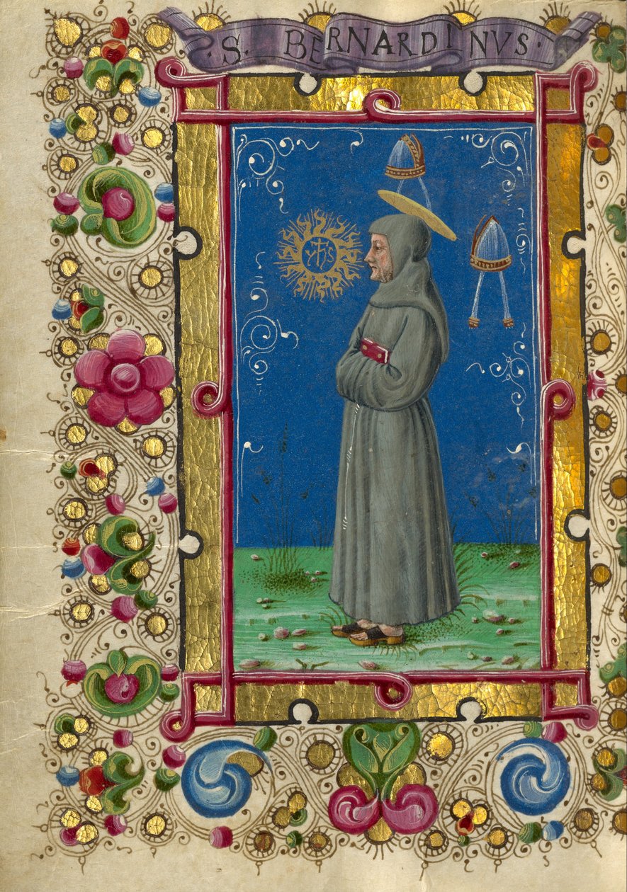 Siena Aziz Bernardino by Taddeo Crivelli