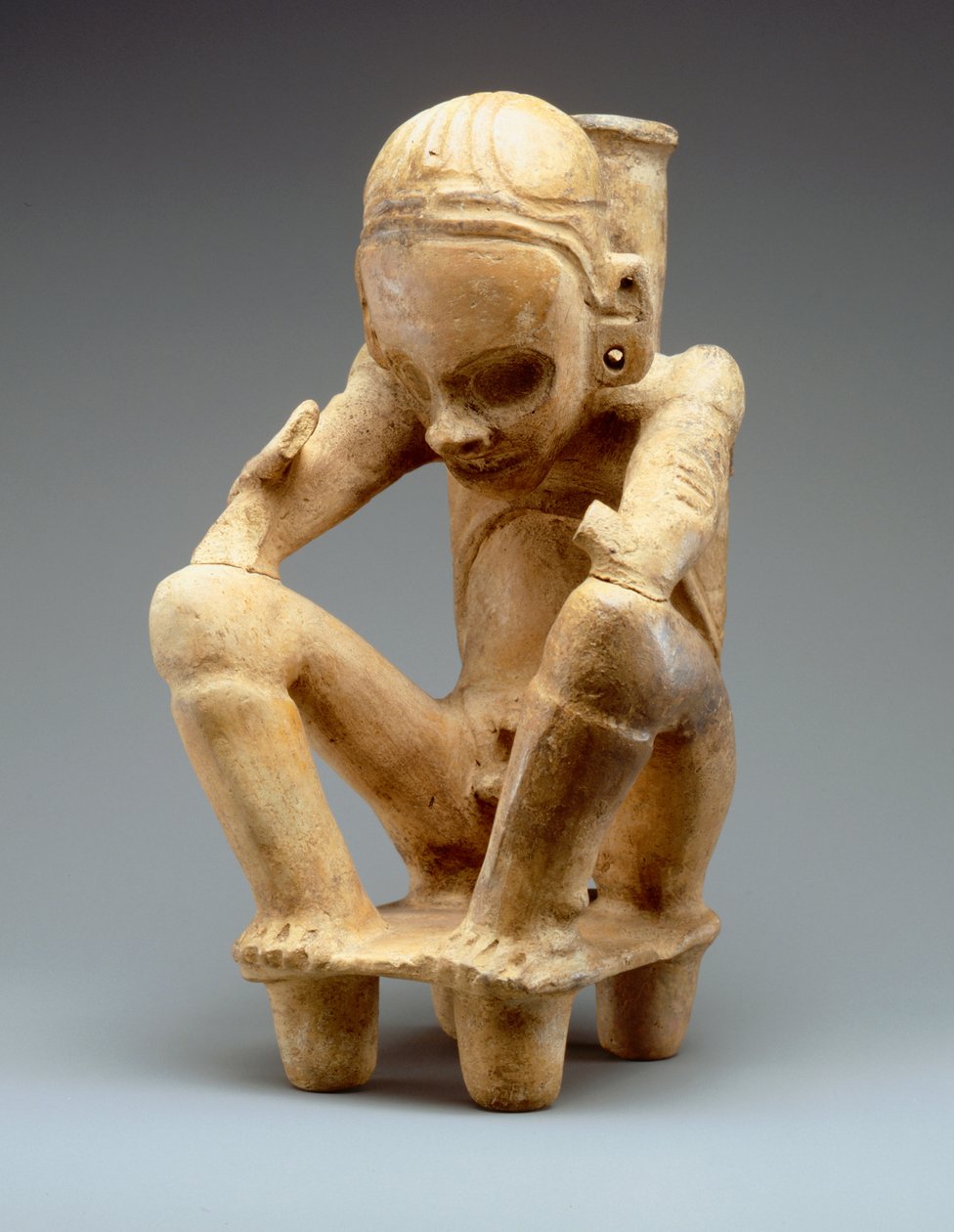 Effigy Kap (seramik) by Taino Culture