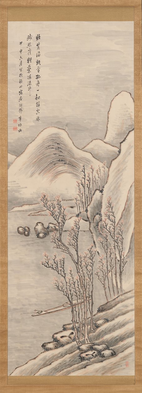 Karlı Manzara, 1824. by Takahashi Sohei