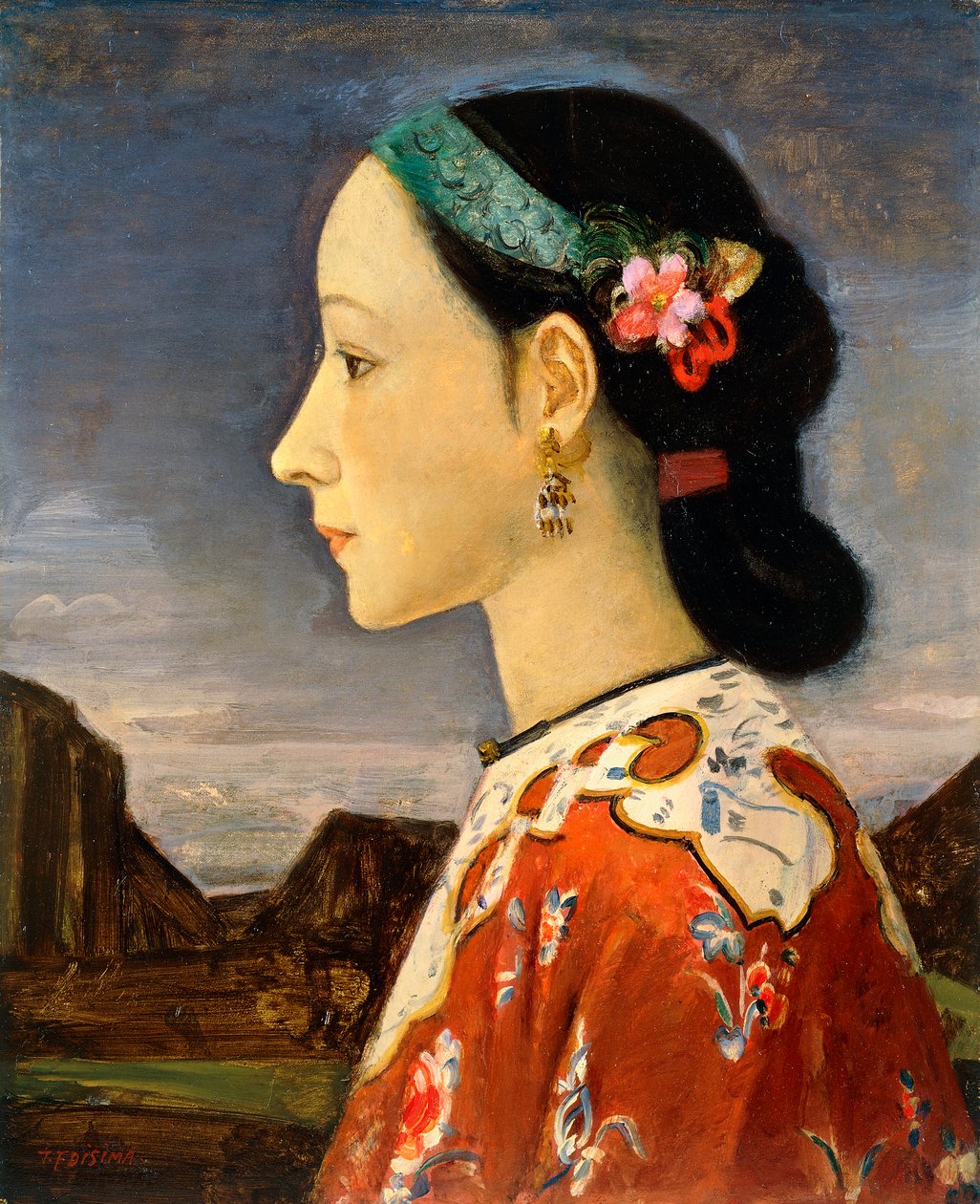 Bir Kadının Profili by Takeji Fujishima