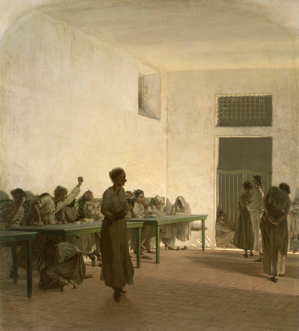 Deli Evi, 1865 by Telemaco Signorini