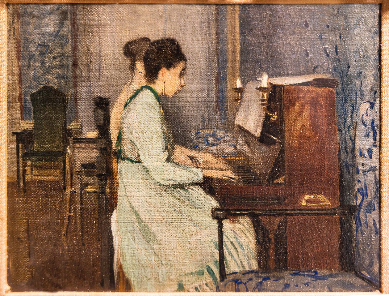 Piyano Dersi by Telemaco Signorini
