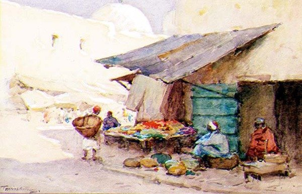 Bir Sokak Köşesi, Kairouan by Terrick Williams