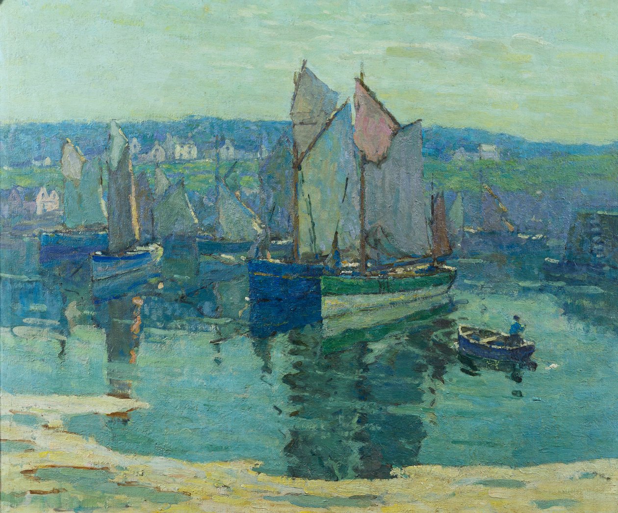 Concarneau (tuval üzerine yağlı boya) by Terrick Williams