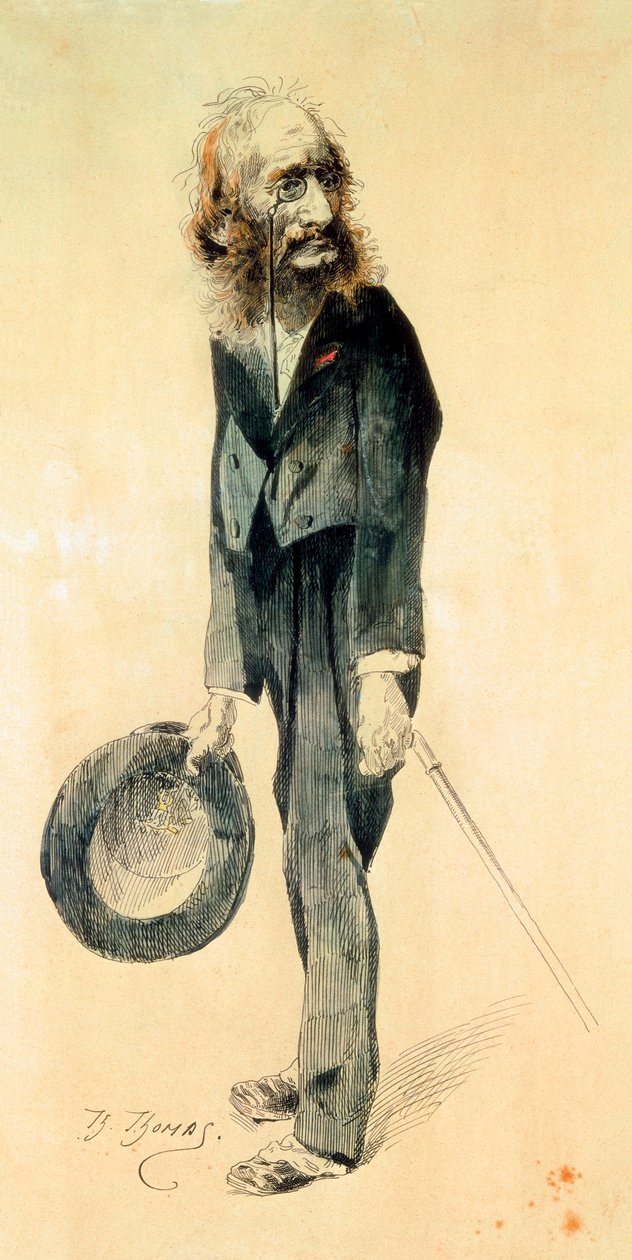 Jacques Offenbach'ın Portresi by Th. Thomas