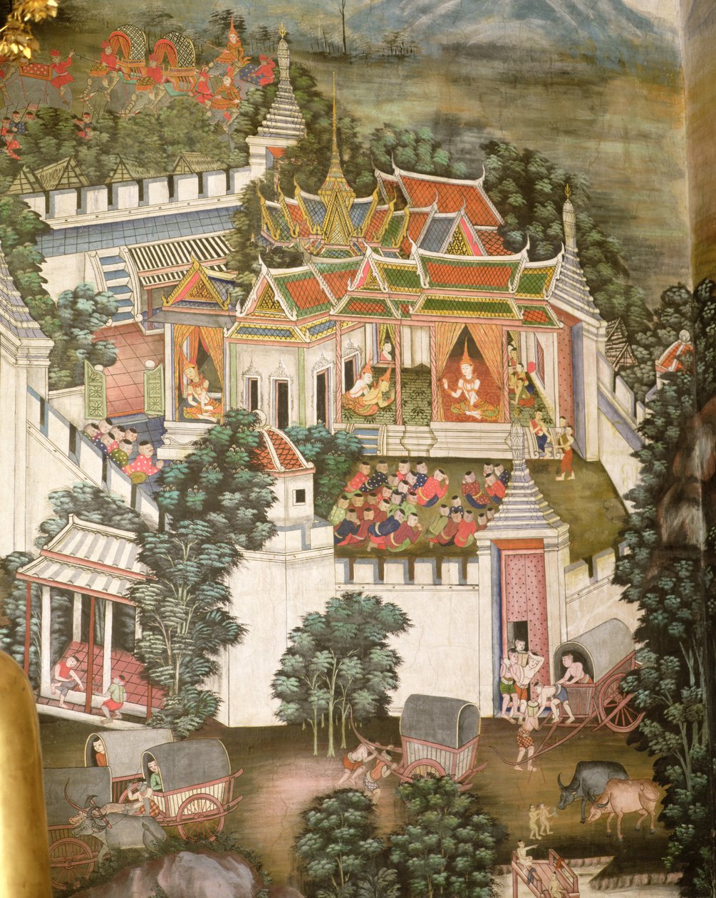 Müstahkem Bir Saray (duvar resmi) by Thai School