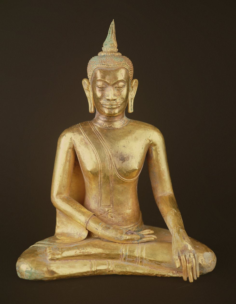 Meditasyonda oturan Buda (bronz) by Thai School