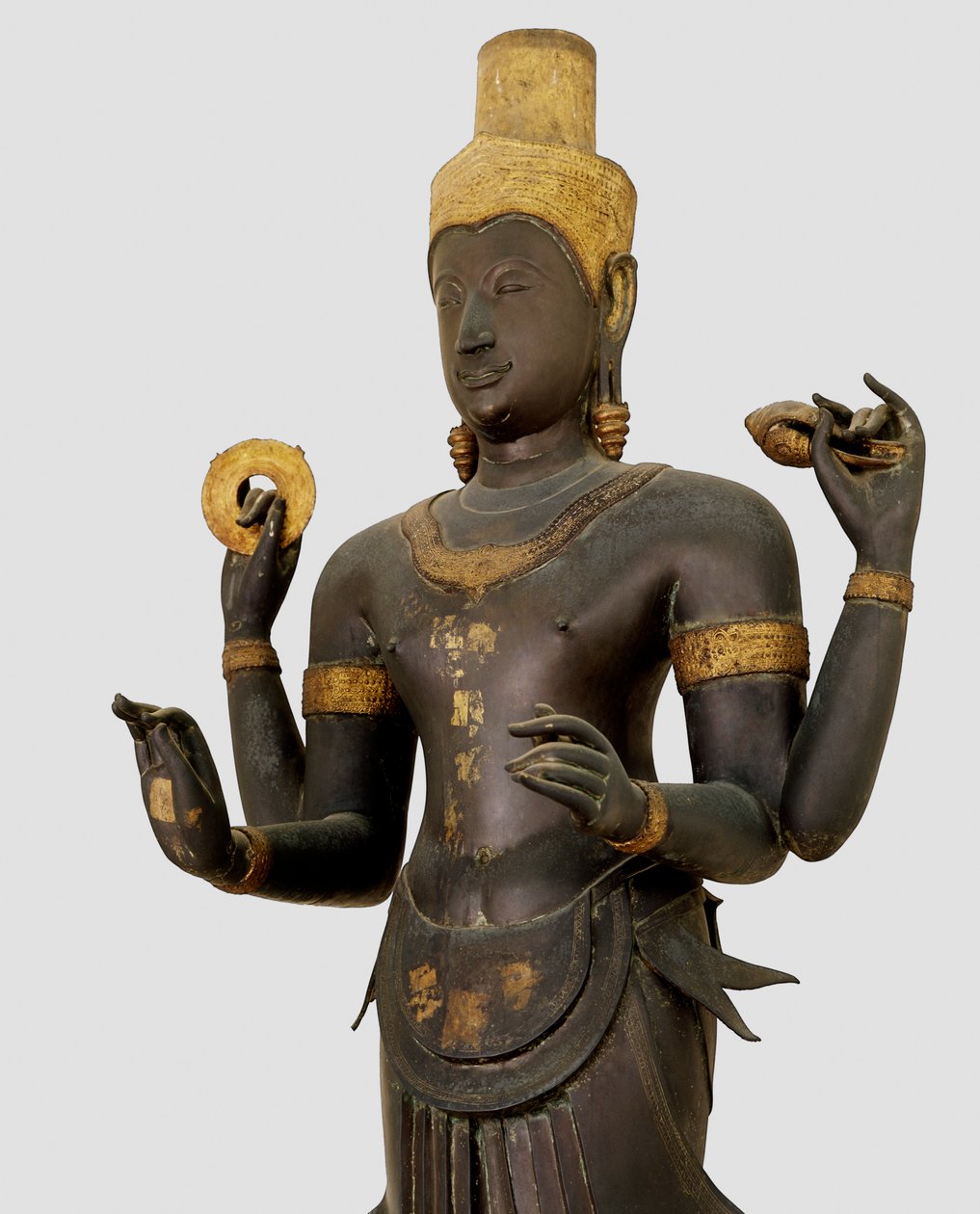 Vishnu Heykeli (bronz) by Thai School