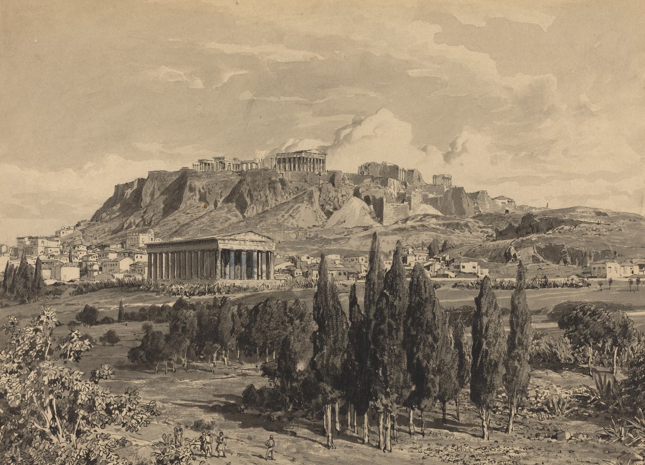 Hephaistos Tapınağı by Themistocles von Eckenbrecher