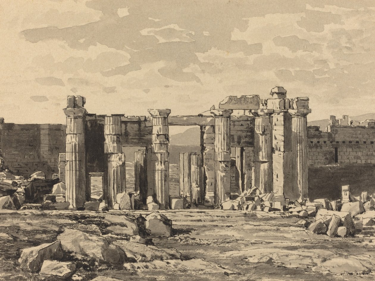Doğudan Propylaeum, 1890. by Themistocles von Eckenbrecher