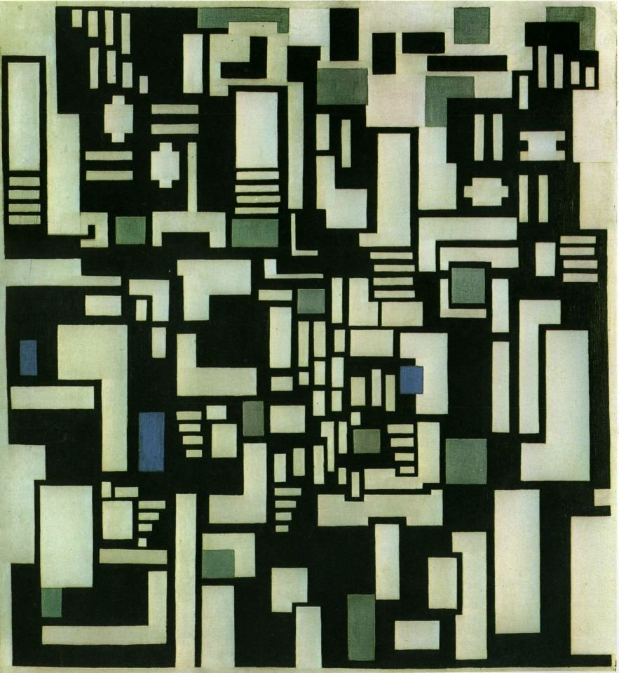 Kompozisyon IX by Theo van Doesburg