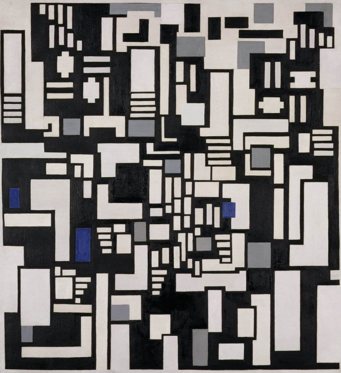 Kompozisyon IX, opus 18, 1917 by Theo van Doesburg