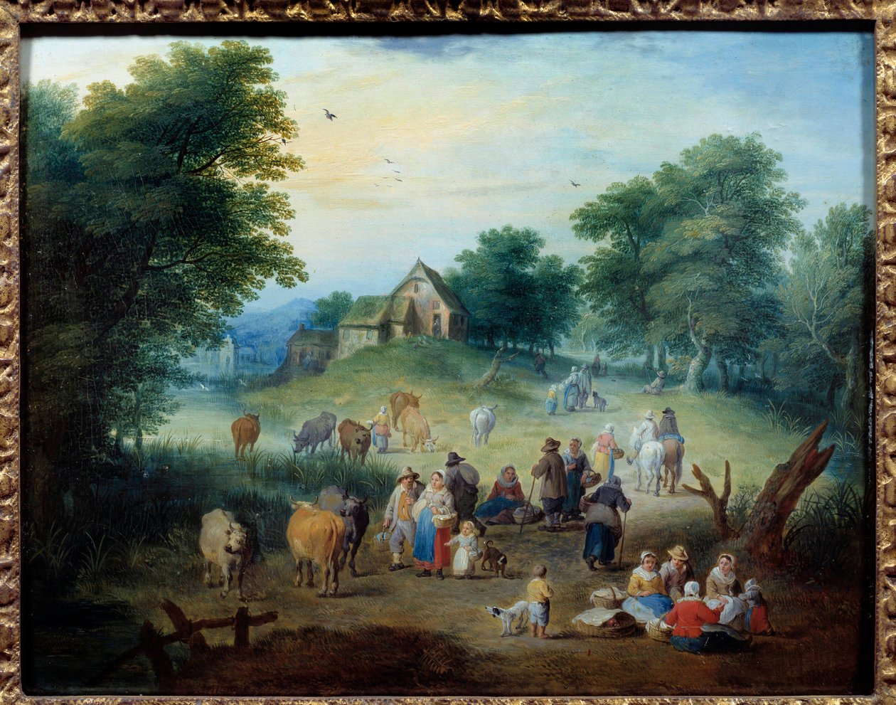 Ülke sahnesi. Theobald Michau