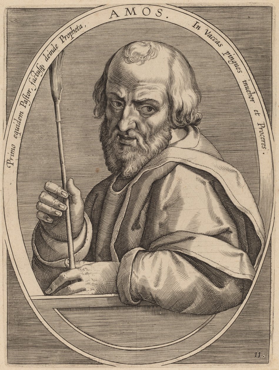 Amos by Theodor Galle after Jan van der Straet