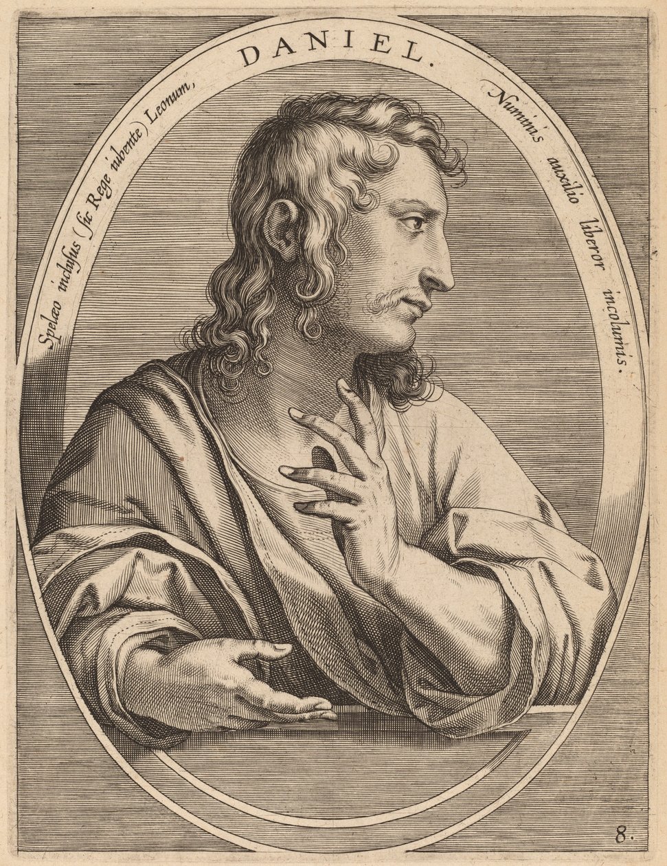 Daniel by Theodor Galle after Jan van der Straet