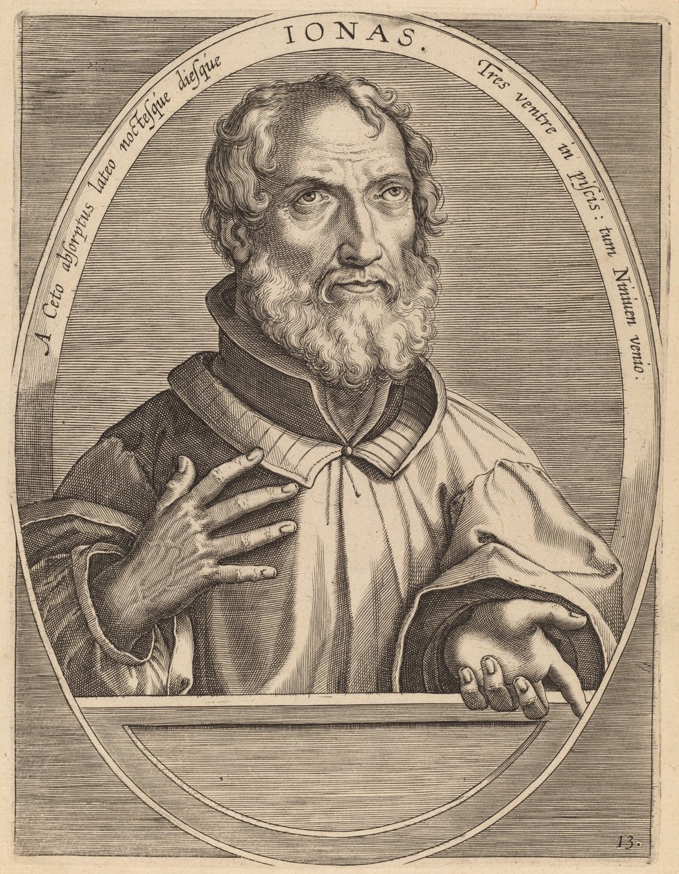 Ionas by Theodor Galle after Jan van der Straet