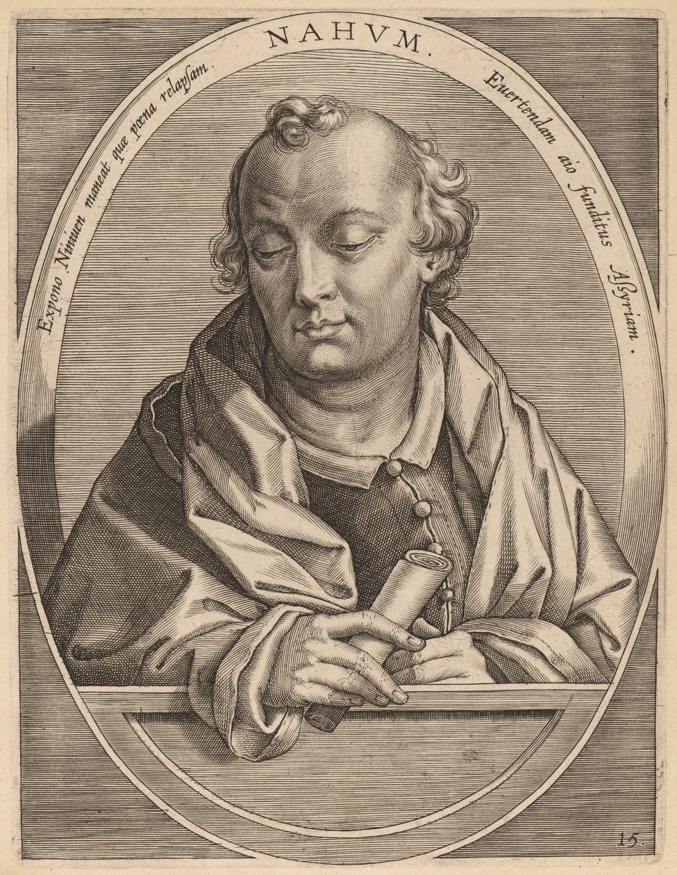 Nahum by Theodor Galle after Jan van der Straet
