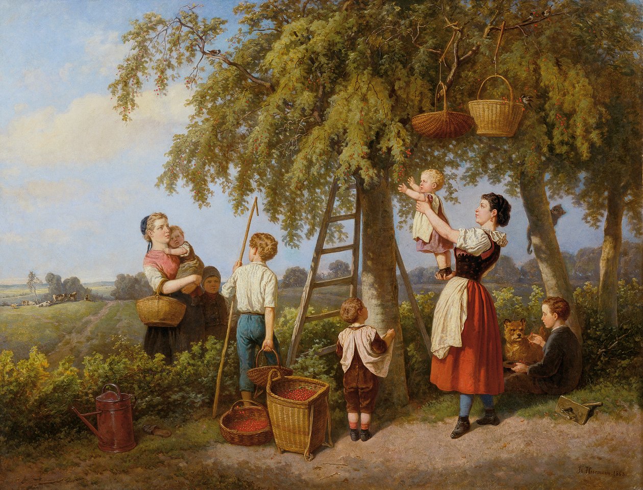 kiraz hasadı by Theodor Hosemann