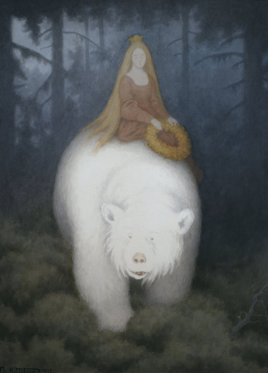 Beyaz-Ayı-Kral-Valemon, 1912. by Theodor Kittelsen