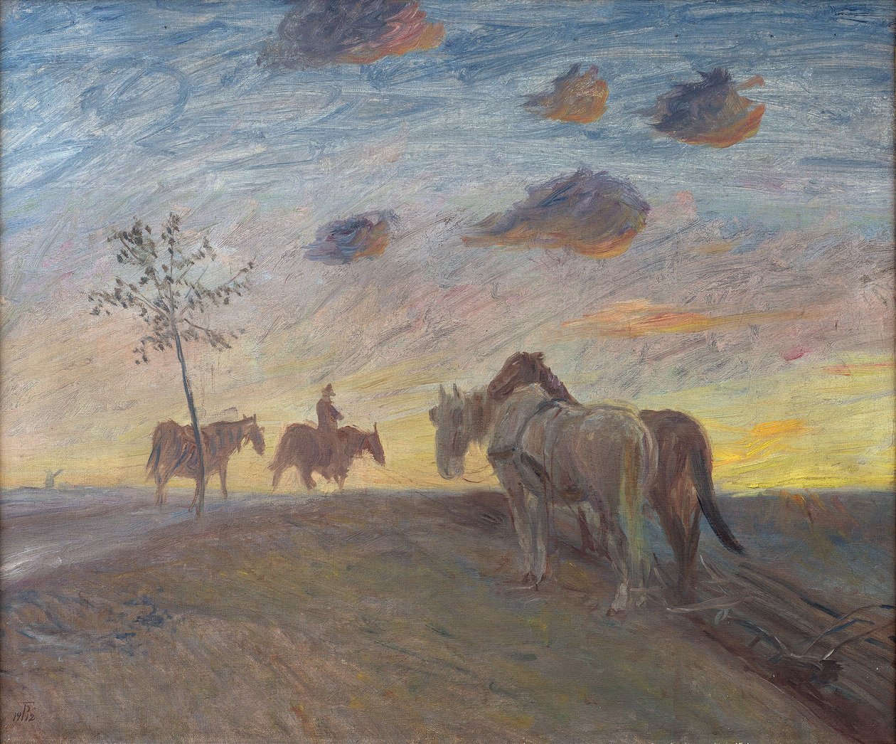 Akşam Manzarası by Theodor Philipsen